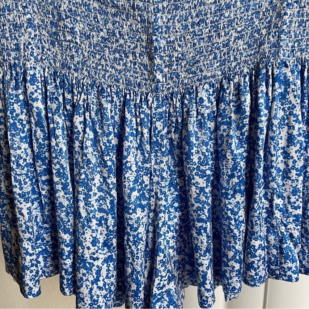 Koch Erica Skirt Shorts Blue and White Floral Size Small - Picture 8 of 13